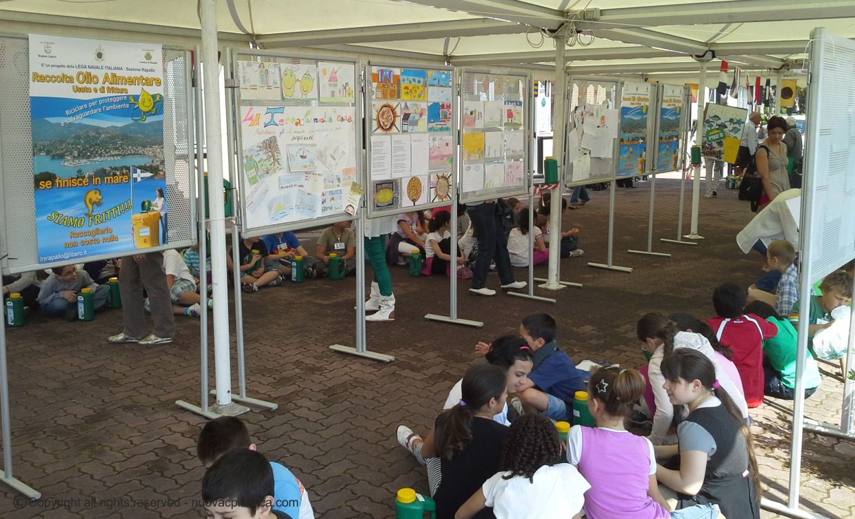 I bambini delle scuole di Rapallo raccolgono l’Olio alimentare esausto
